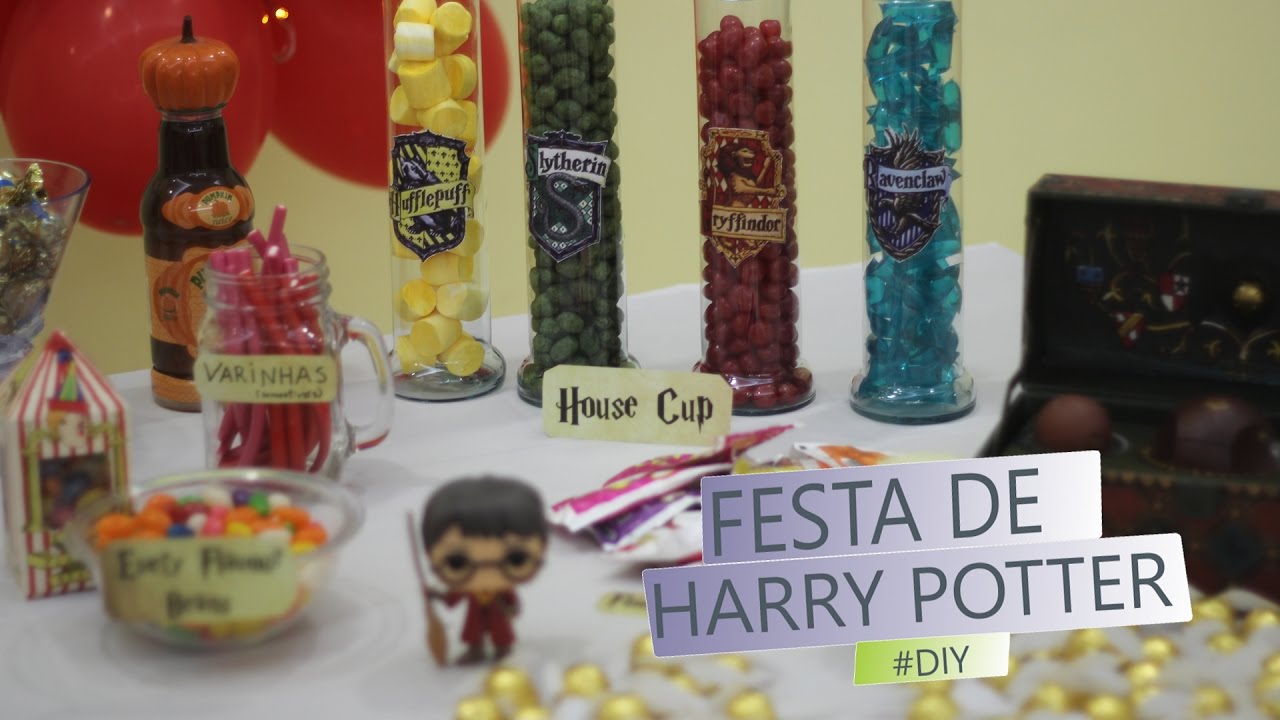 DIY: Festa de Aniversário de Harry Potter (party theme)