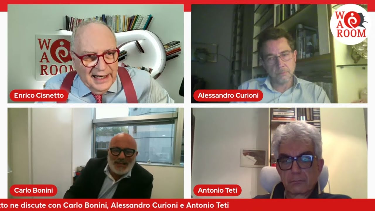 WAR ROOM di Enrico Cisnetto con Carlo Bonini, Alessandro Curioni e Antonio Teti