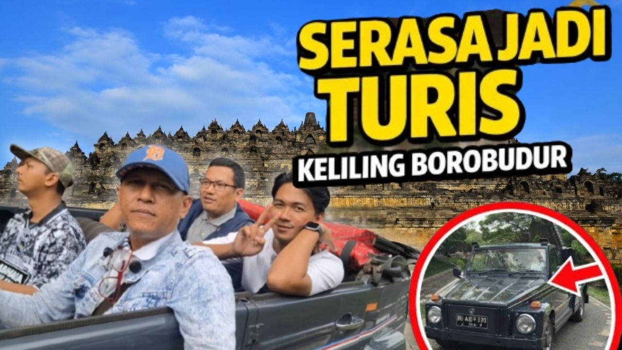 Serasa Turis! Naik VW Keliling Borobudur + Kunjungi UMKM Desa yang Unik!