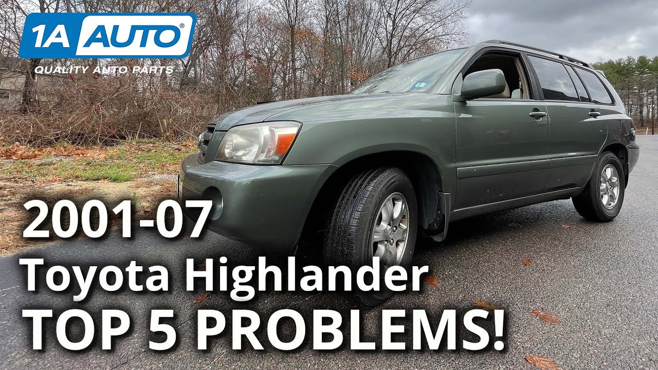 5 главных проблем внедорожника Toyota Highlander 1-го поколения 2001-07