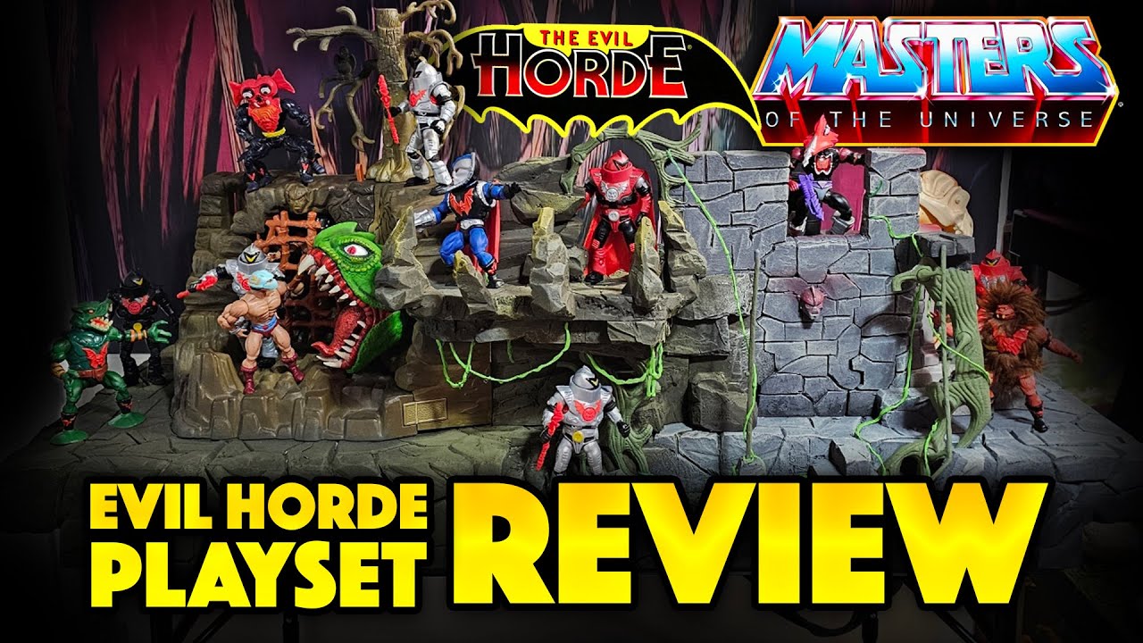 Motu Origins Evil Horde Playset REVIEW! Fright Zone + Slime Pit Combined!