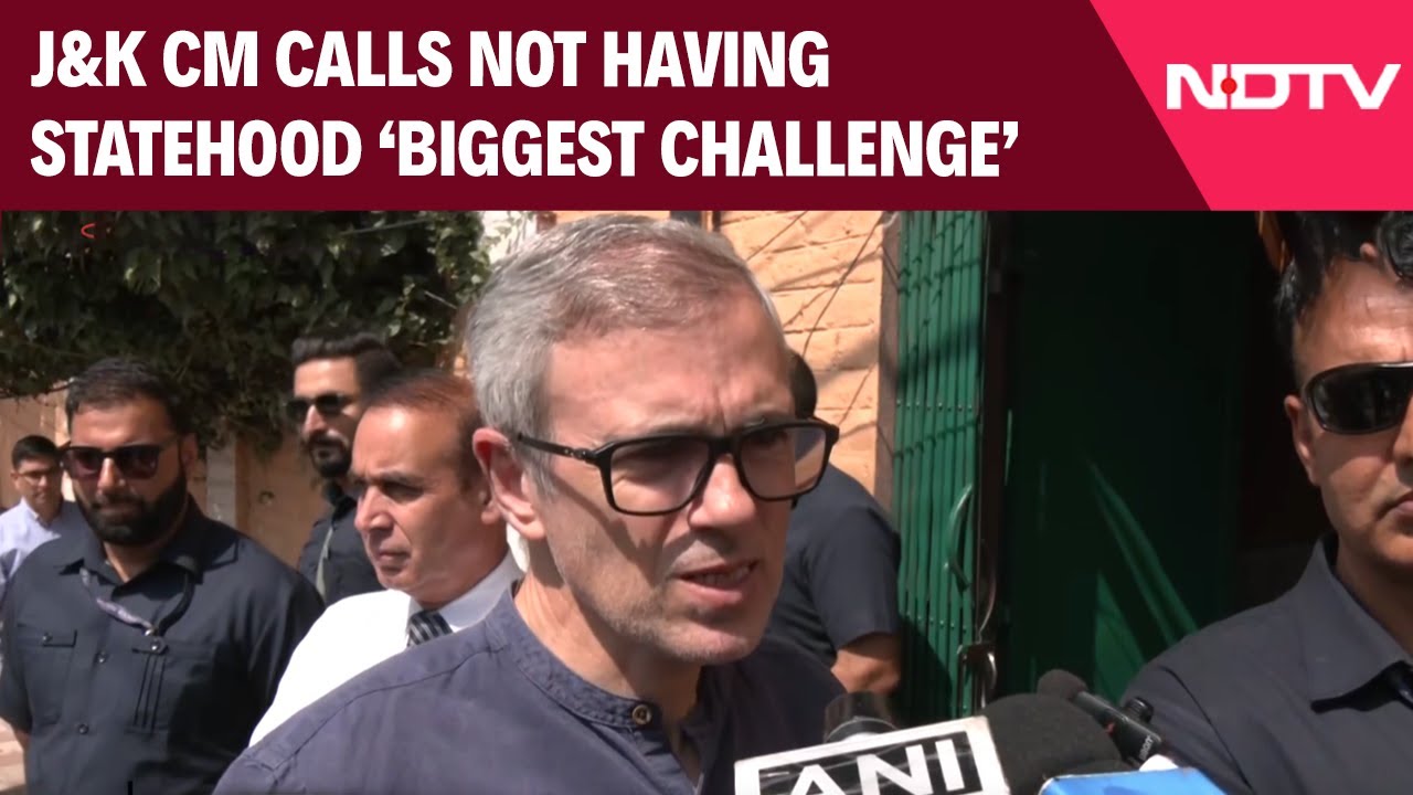 Jammu Kashmir News | J&K CM Omar Abdullah Calls Not Having Statehood ‘Biggest Challenge’