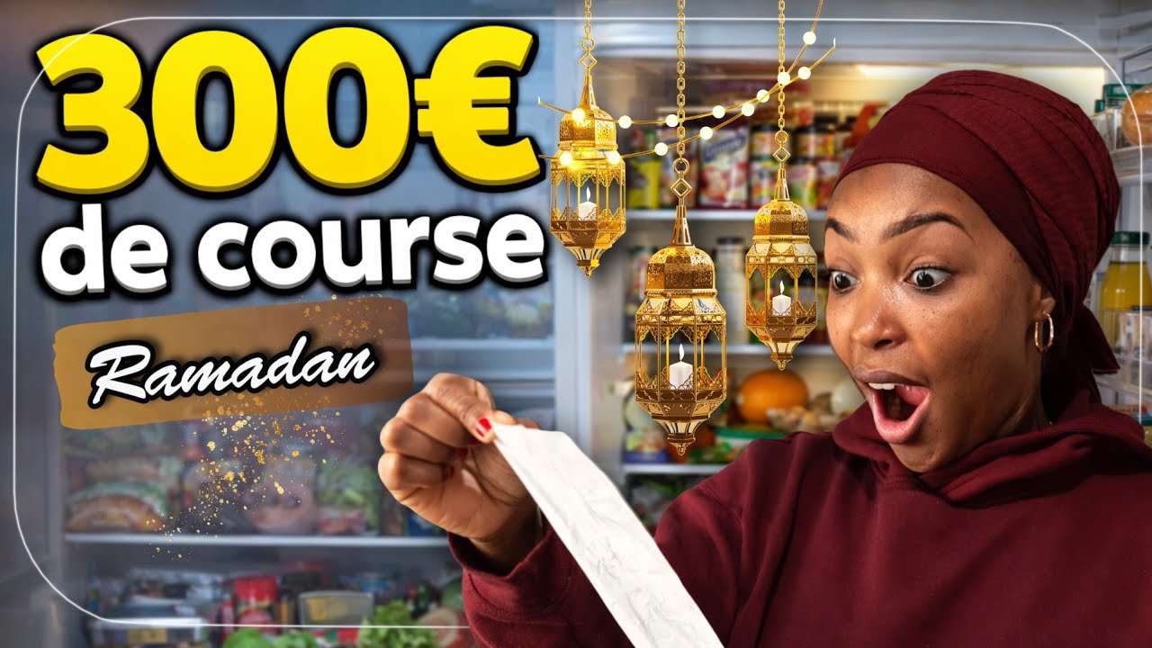 Le PRIX m'a CHOQU&Eacute; 😱 FAMILLE DE 6🌙 J'ai fais MES COURSES pour le mois du RAMADAN ✨ 