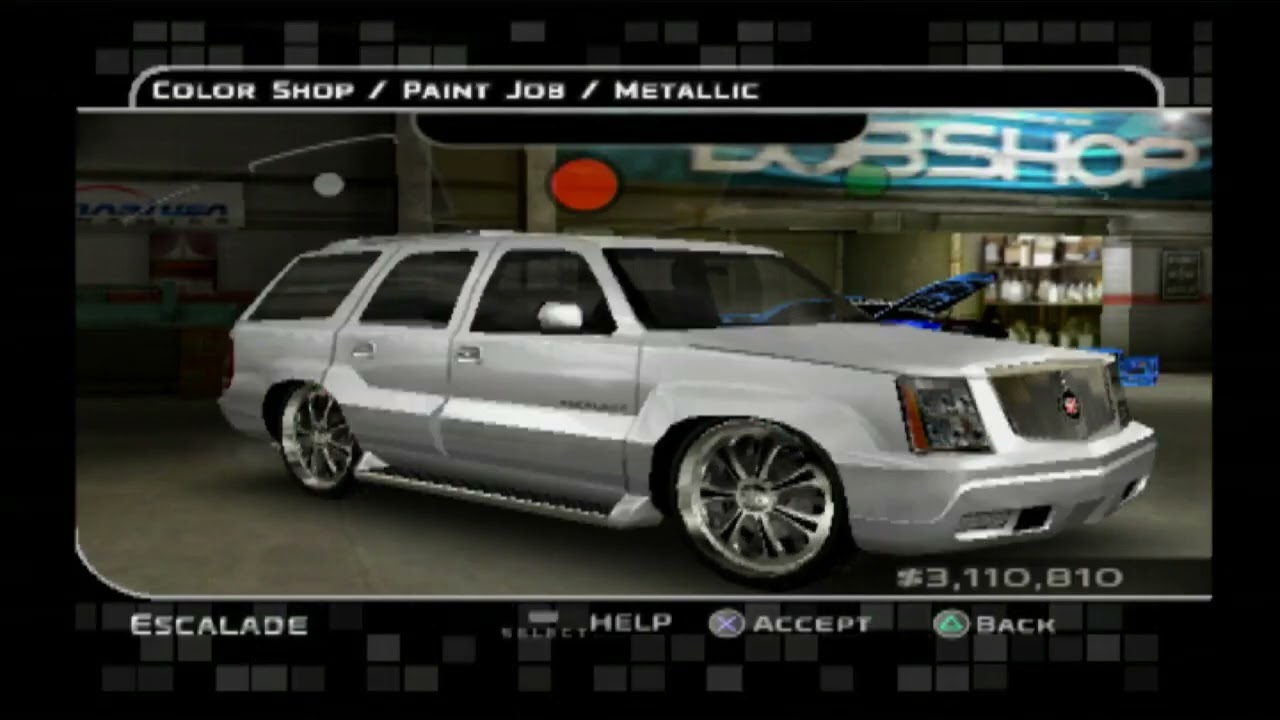 B-RAD GLUCKMAN | Midnight Club 3: DUB Edition REMIX (PS2) B-Rad's Cadillac Escalade Customization