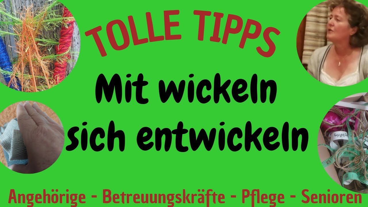 Mit wickeln Handkraft, Fingerfertigkeit, Gedächtnis trainieren!