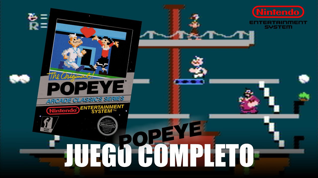 Popeye (1983) | NES | Juego Completo / Full Gameplay