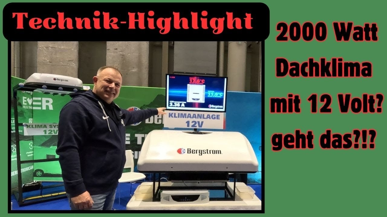 12 VOLT / 2.000 WATT * DACHKLIMAANLAGE FÜR CAMPER 😰 Bergstrom * Reimo * Standklimaanlage *
