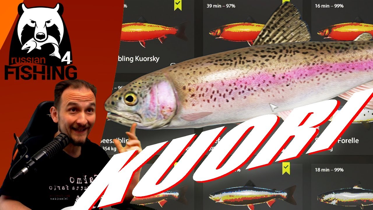 Russian Fishing 4 - Kuori - Seesaibling Kuorsky fangen, Schleppen, Silber verdienen