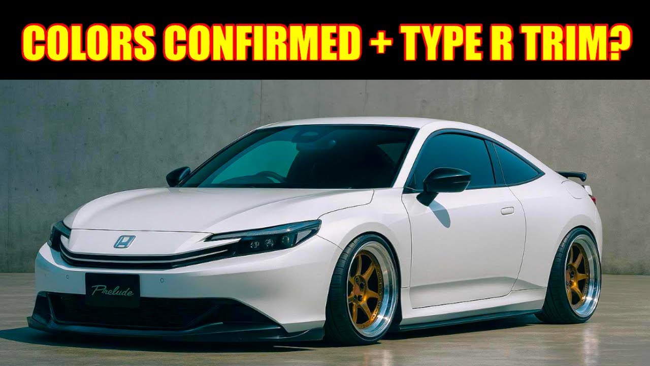 COLORS + CHASSIS CODE + TYPE R TRIM? (2026 Honda Prelude)