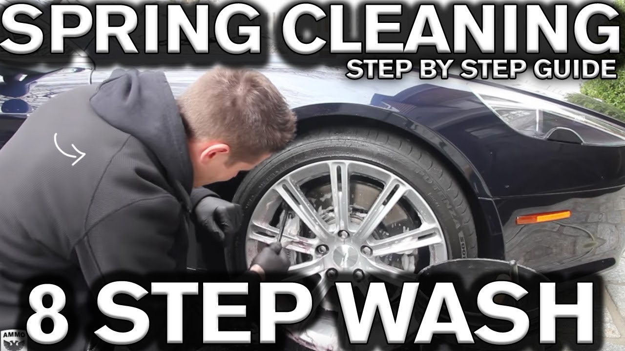 8 Step Car Spring Cleaning Wash and Wax