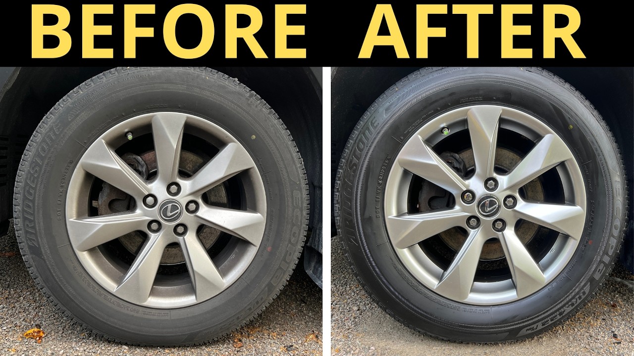 Заставьте ваши коричневые шины выглядеть совершенно новыми с помощью этого простого трюка