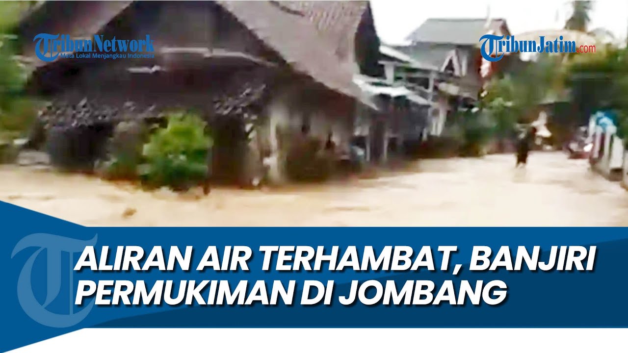 JEMBATAN TERLALU RENDAH, Pemicu Air Banjiri Permukiman di Jombang