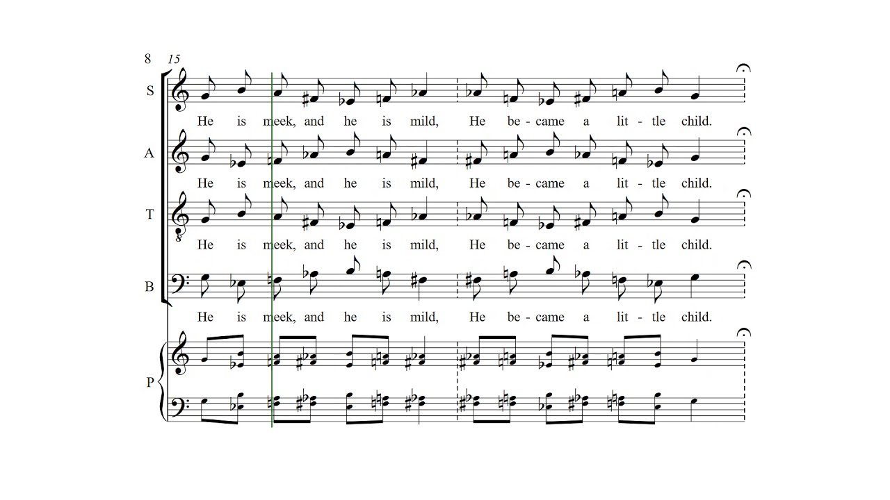 The Lamb (Tavener) - Soprano