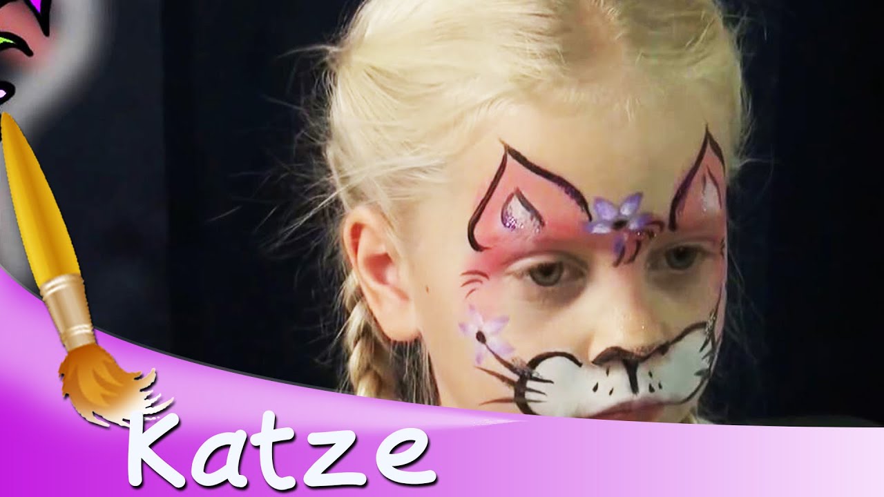 🐯 Kinderschminken Katze Gesicht Tutorial || HD