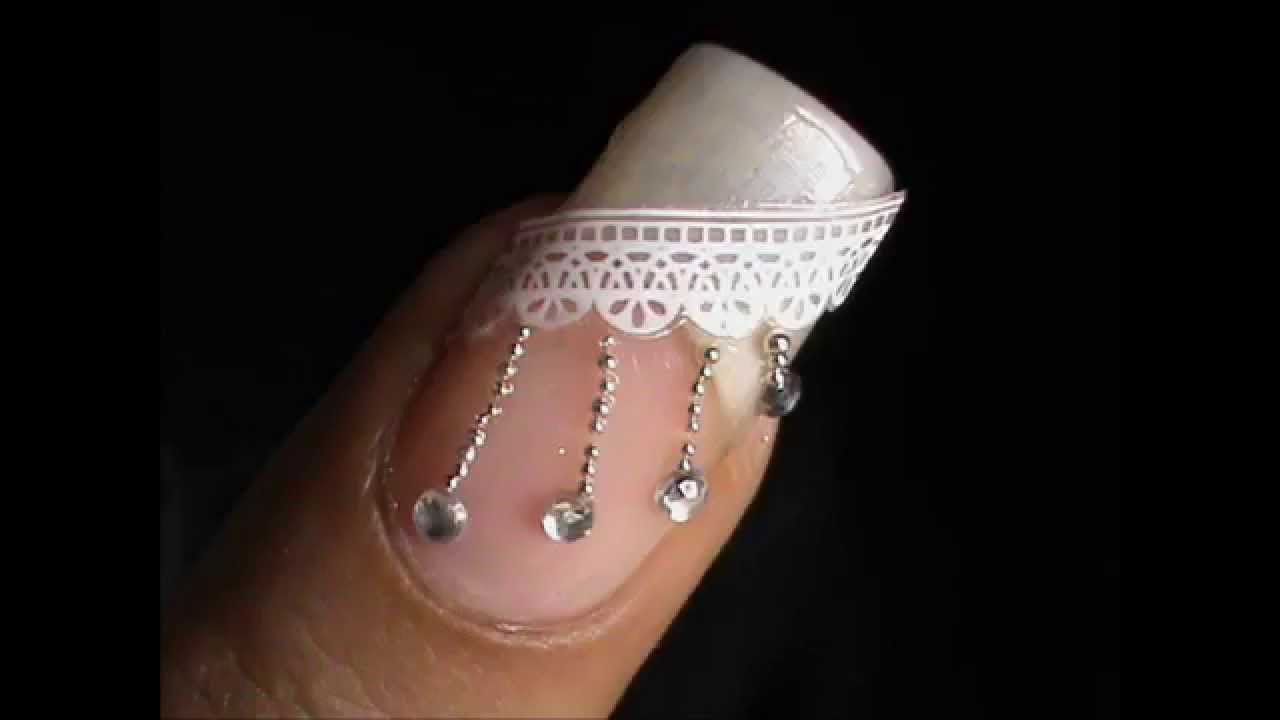 Lace Nail Art: ** How to do Elegant Nail Art Designs?