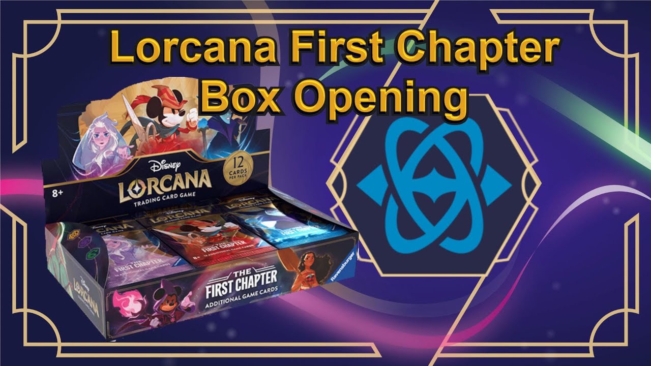 Lorcana: First Chapter Box Opening! Crazy Pulls In The First Chapter!!