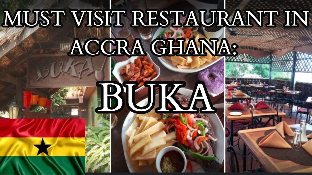 Visiting Ghana: check out this amazing restaurant in Accra called BUKA authentic African cuisine.