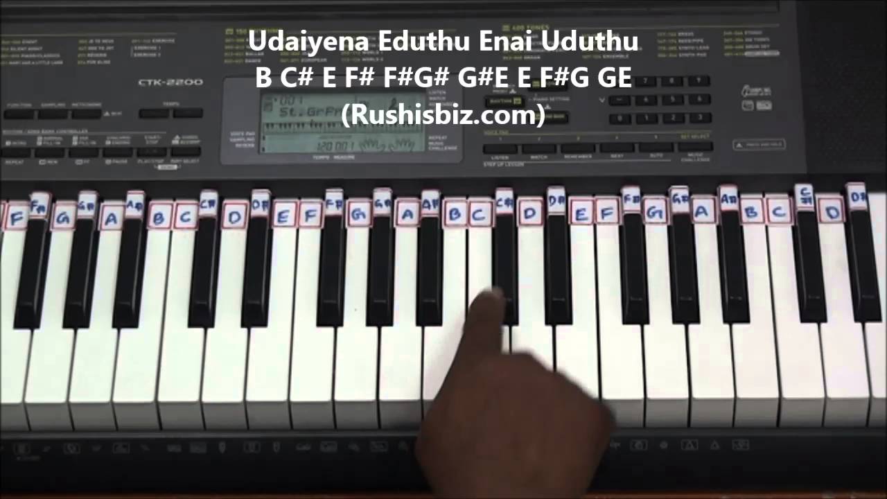 Roja Roja (Piano Tutorials) - Kadhalar Dinam | 1200 SONGS/PDF BOOK @399/- 7013658813