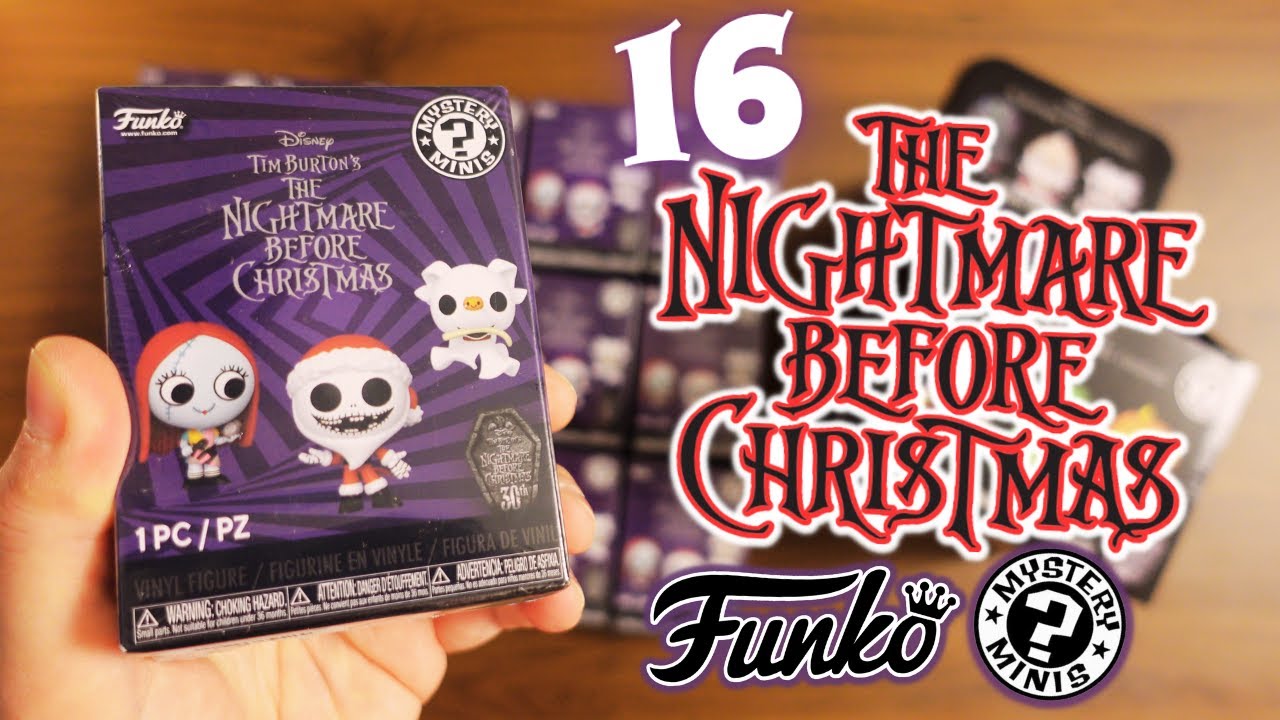 16 Nightmare Before Christmas Funko Mystery Minis | Unboxing Nightmare Before Christmas Toy Figures