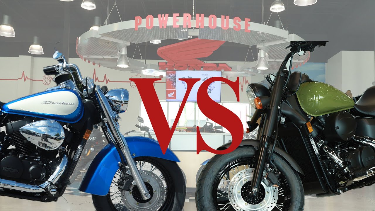 2022 Honda shadow aero vs phantom startup at Jm Honda of Miami