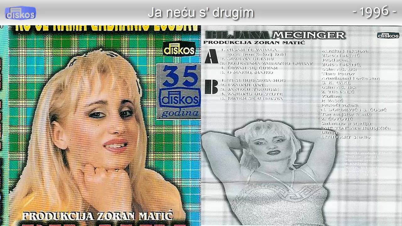 Biljana Mecinger - Ja necu s' drugim - (Audio 1996)