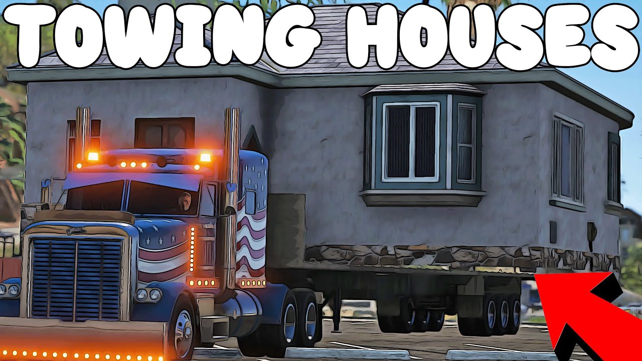 We Towed HOUSES in GTA 5 RP