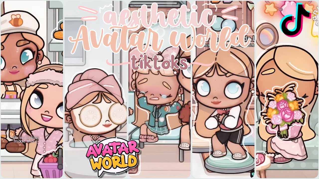 🍒45 minutes of Aesthetic Avatar World (routines, roleplay, cooking etc.)| Avatar World TikToks