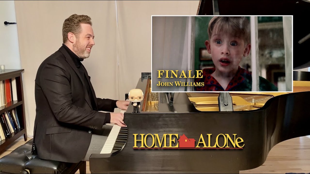 John Williams: Finale | Home Alone (piano cover with film)