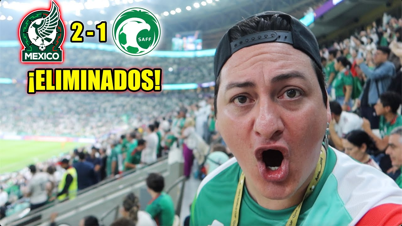 ¡MÉXICO ESTÁ ELIMINADO! Reacciones México 2-1 Arabia Saudita desde Qatar