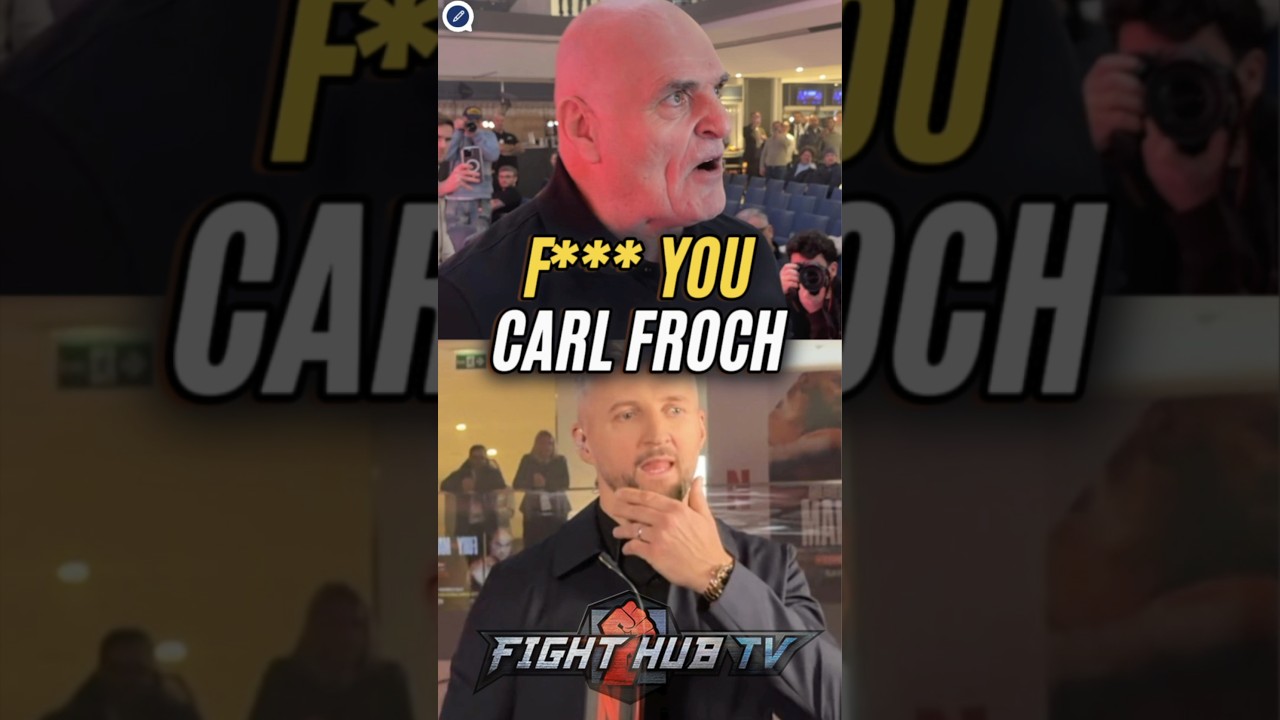 John Fury RUNS UP on Carl Froch & S*** GOES LEFT 😲