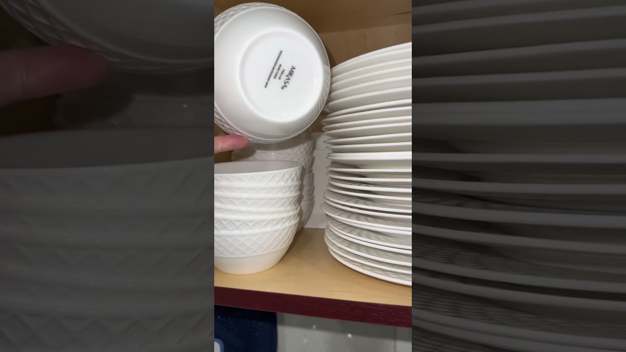 #homegoods #Mikasa #Trellis #white #dinnerware #masterclass #pots and #pans #kitchen