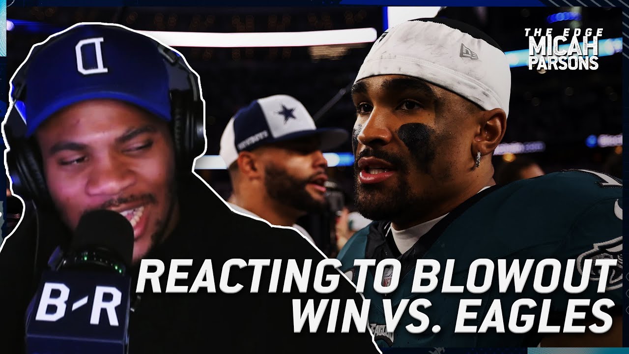Micah Parsons Reacts to Eagles Win, Responds to Cam Newton's QB Take | The Edge, Ep. 14