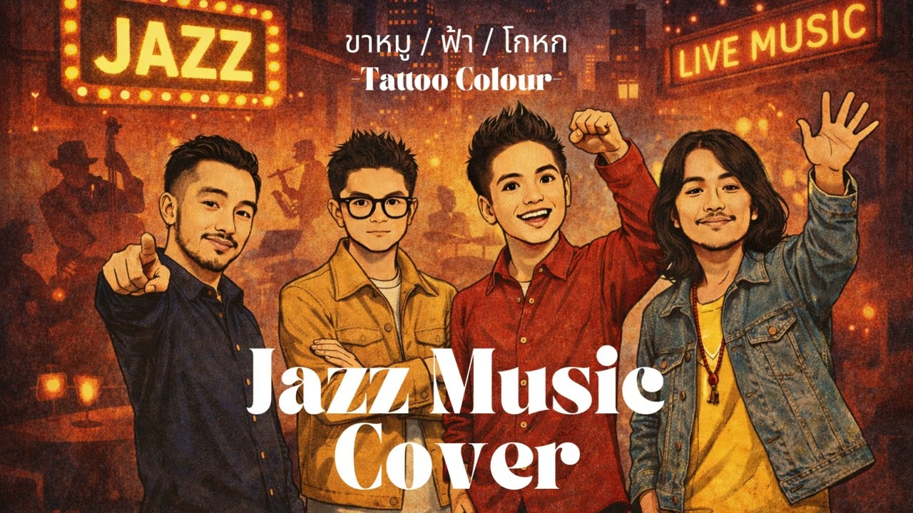 ขาหมู ฟ้า โกหก - tattoo colour 🎷 [ Jazz Music Cover ]