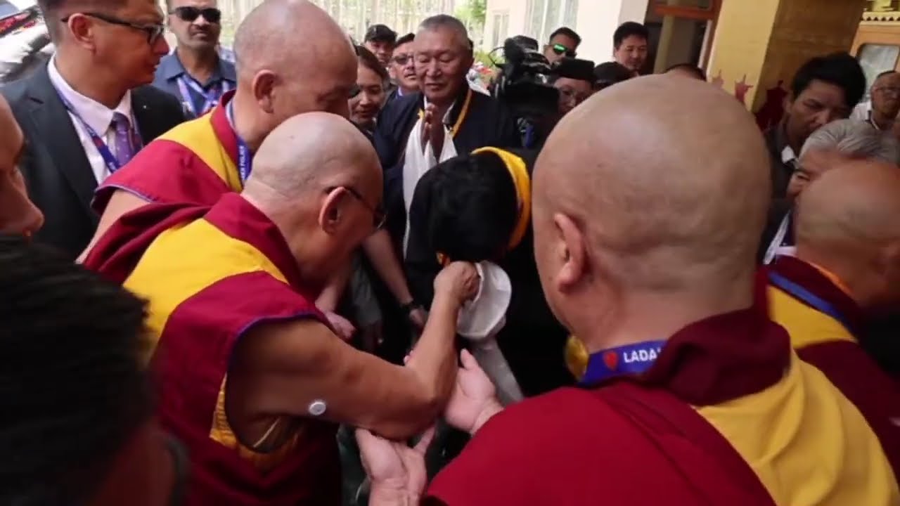 HIS HOLINESS THE 14TH DALAI LAMA ARRIVED SAFELY AT LEH LADHAK//12/07/2025