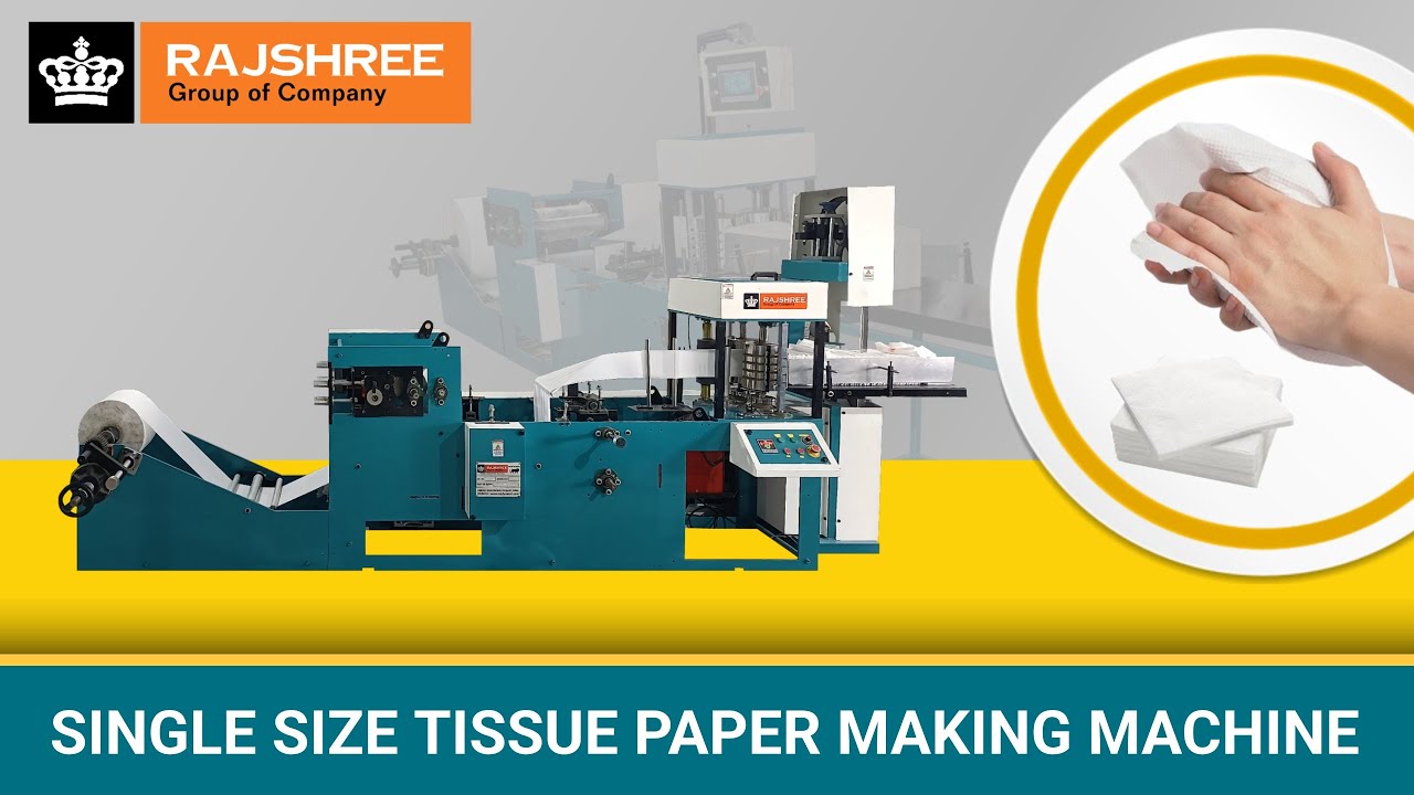 27 X 27 SINGLE SIZE TISSUE PAPER MAKING MACHINE