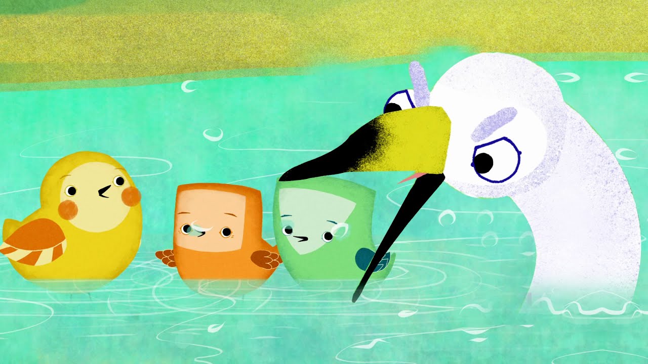 Pikkuli: Lets Swim With Swans | Cute Animal Cartoons For Kids | Pop Teen Toons