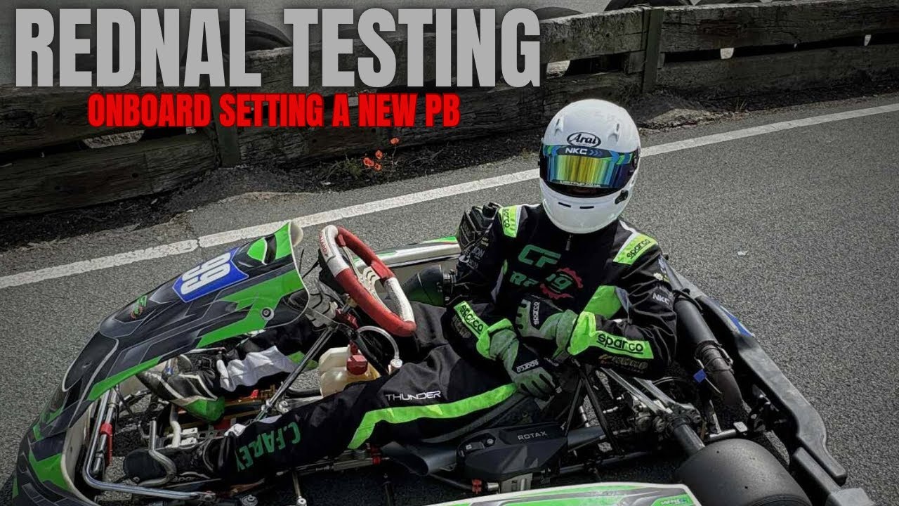 SETTING A NEW PB LAP AT REDNAL KART TRACK…