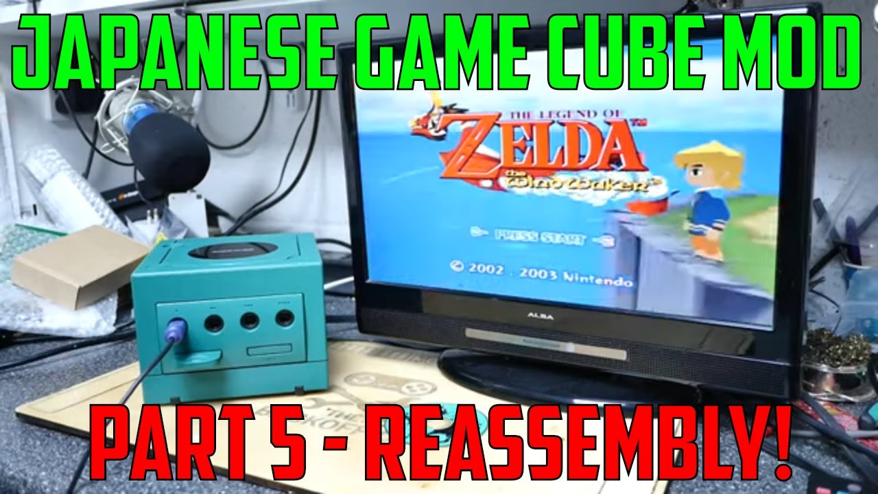 Japanese Gamecube Modification Project Part 5 - Reassembly