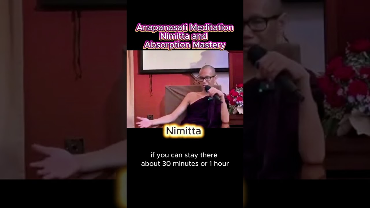 Anapanasati Meditation Nimitta and Absorption Mastery