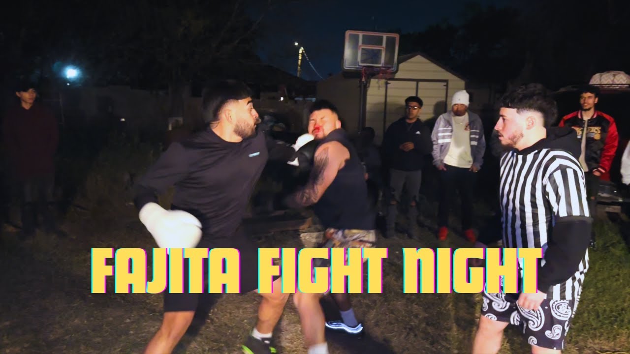 FAJITA FIGHT NIGHT | Jayson vs Carlos | TEXAS BACKYARD BOXING