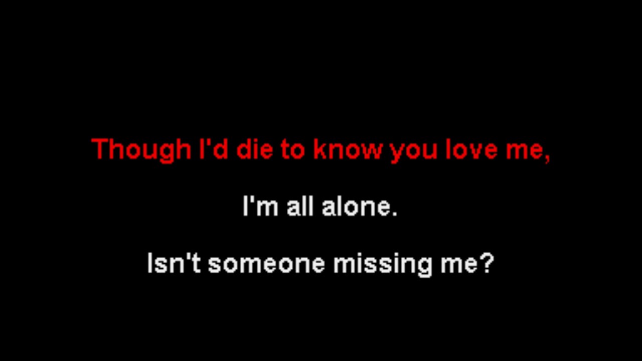 EVANESCENCE - Missing (KARAOKE)