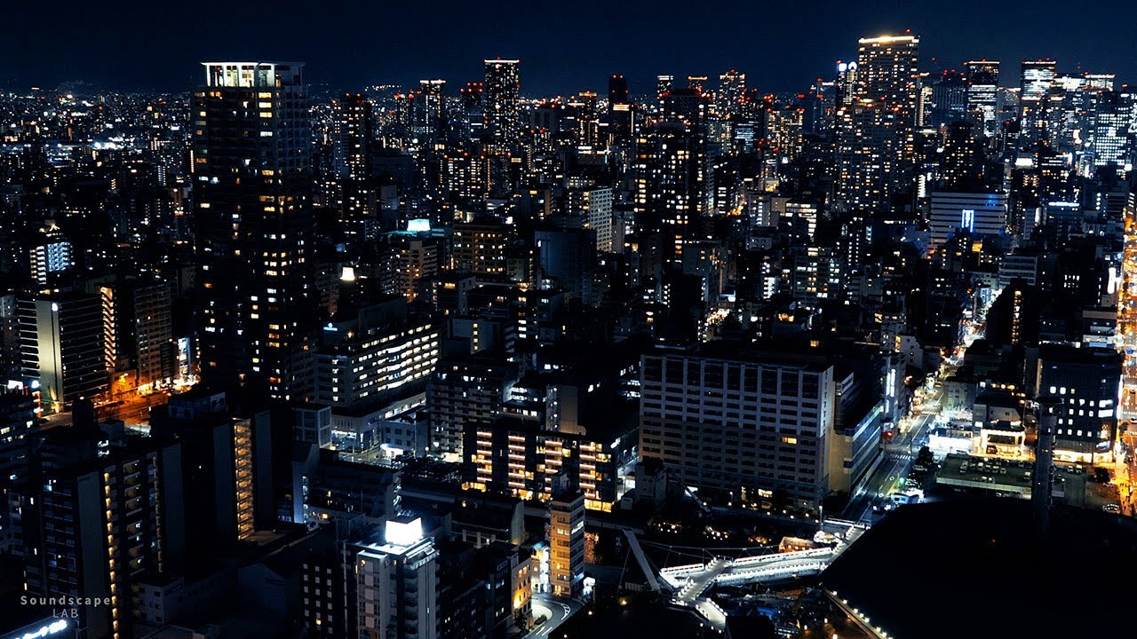 【環境音】夜の街のブラウンノイズ | City Brown Noise for Sleep and Work【作業用/睡眠用BGM】