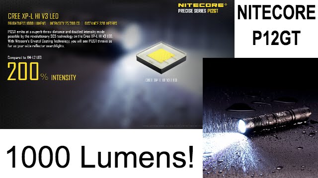 NiteCore P12GT 1000 Lumen Flashlight Gear Review