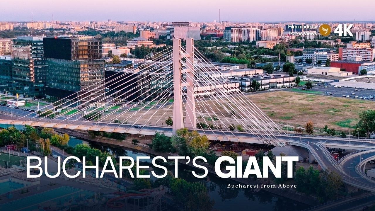 Bucharest’s Most Ambitious Bridge 🇷🇴 | Podul Ciurel from the Air (4K)