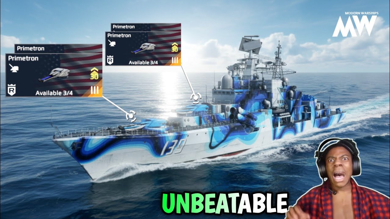 Modern Warships Best Cannon - Primetron 4X with Ningbo Brutal Firepower 🔥