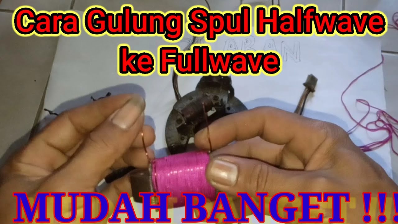 Cara Merubah Spul Halfwave Menjadi Fullwave||Yamaha Alfa.