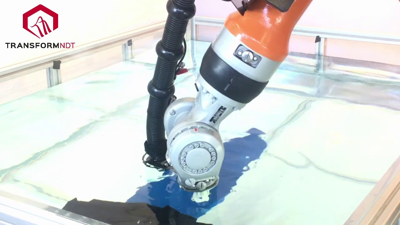 Robotic ultrasonic NDT inspection: fan blade