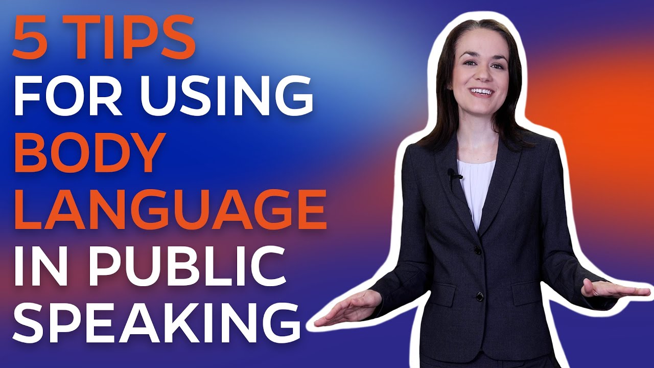 5 Tips for Body Language in Public Speaking | Dr. Rachel Slivon, Management Communication Center
