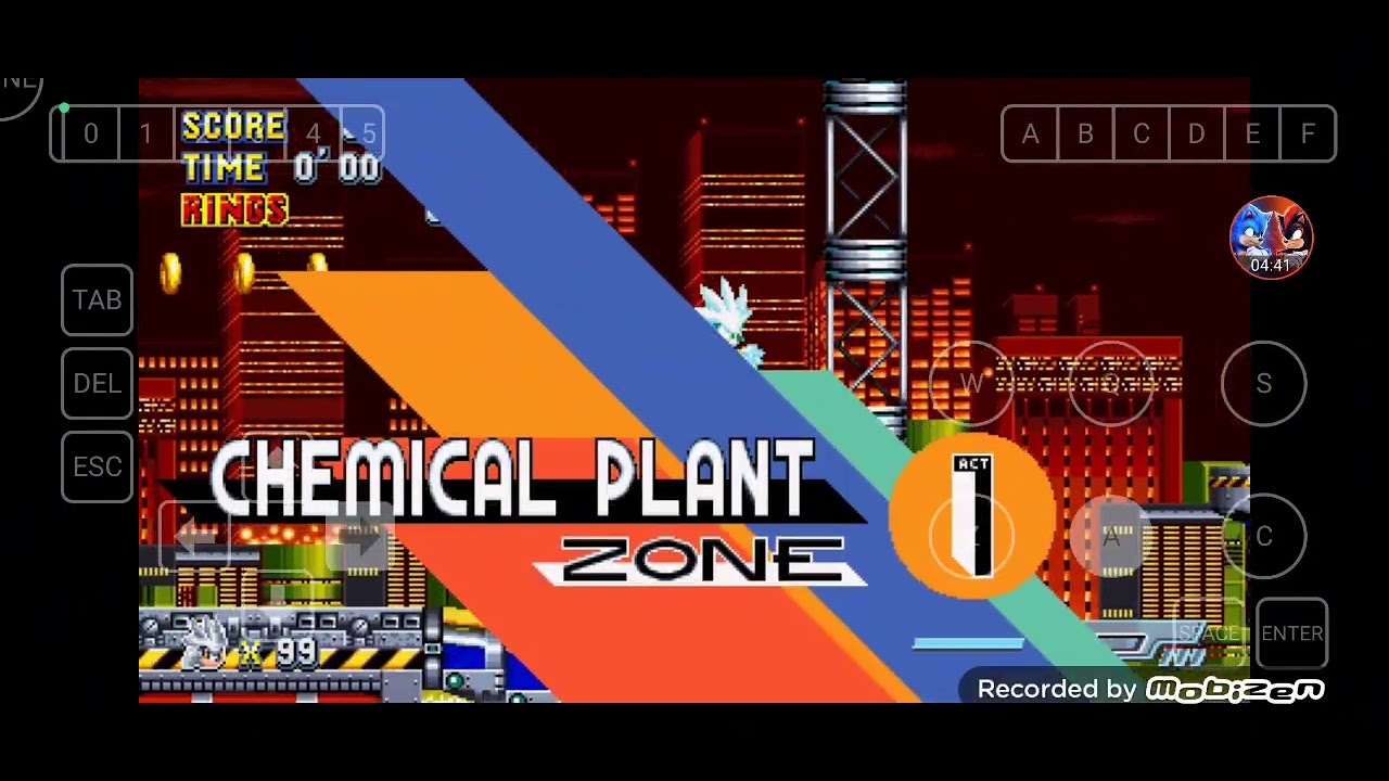 Jogando de silver no Sonic mania