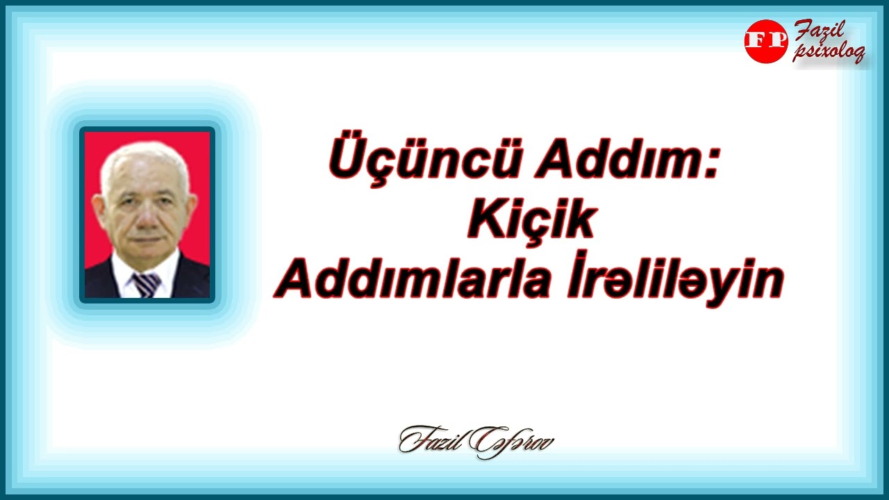 “Qorxu hissi – Necə yaranır və ondan necə azad olmaq olar? | Fazil Psixoloq”